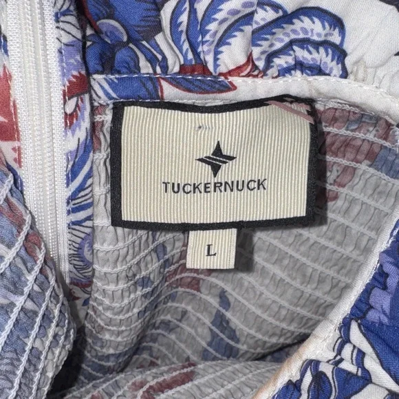 TUCKERNUCK Cream Heirloom Floral Short Sleeve Rowen Blouse - Picture 5 of 5